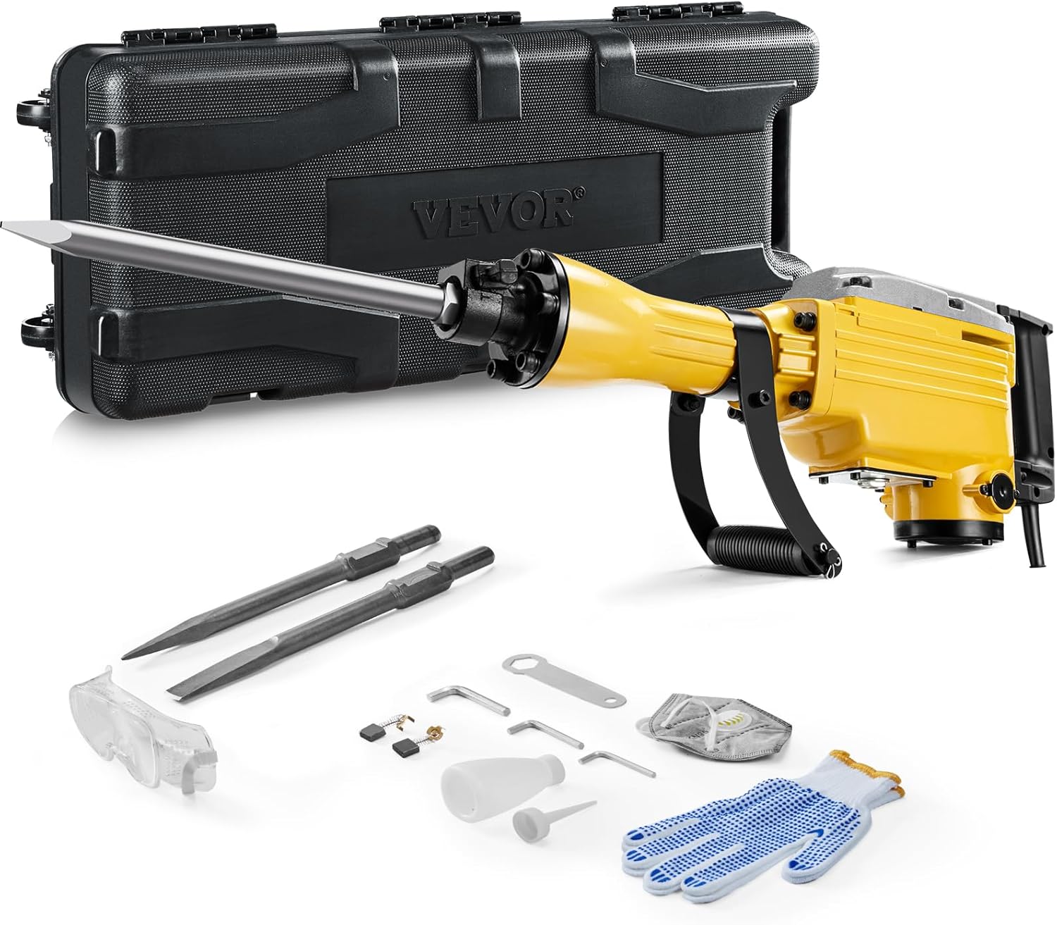 Concrete Breaker Demolition - Demolition Jack Hammer, 2200W Electric Jackhammer