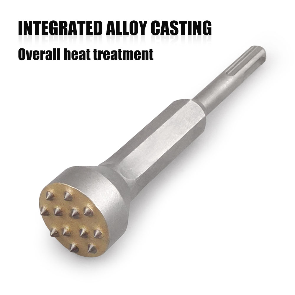 12 Tips Alloy Chisel Bit Round - Concrete Breaker Demolition avaliação e preço