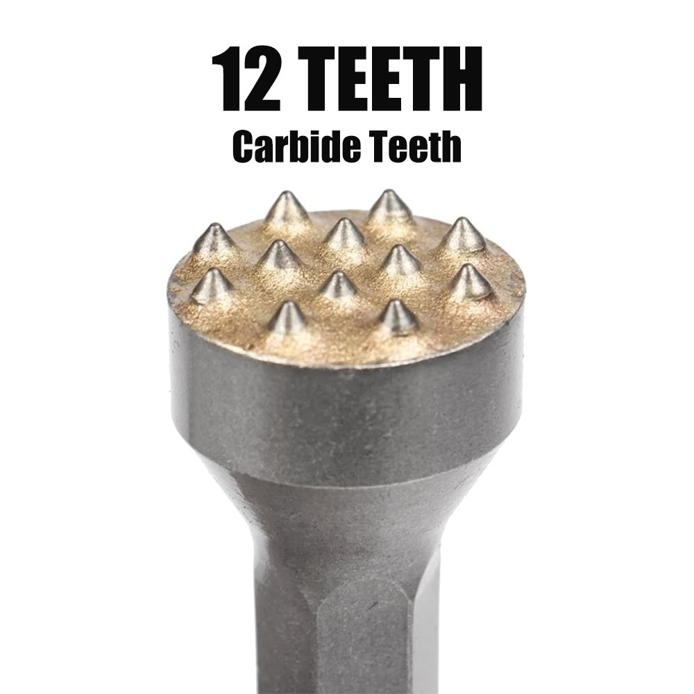12 Tips Alloy Chisel Bit Round - Concrete Breaker Demolition avaliação e preço
