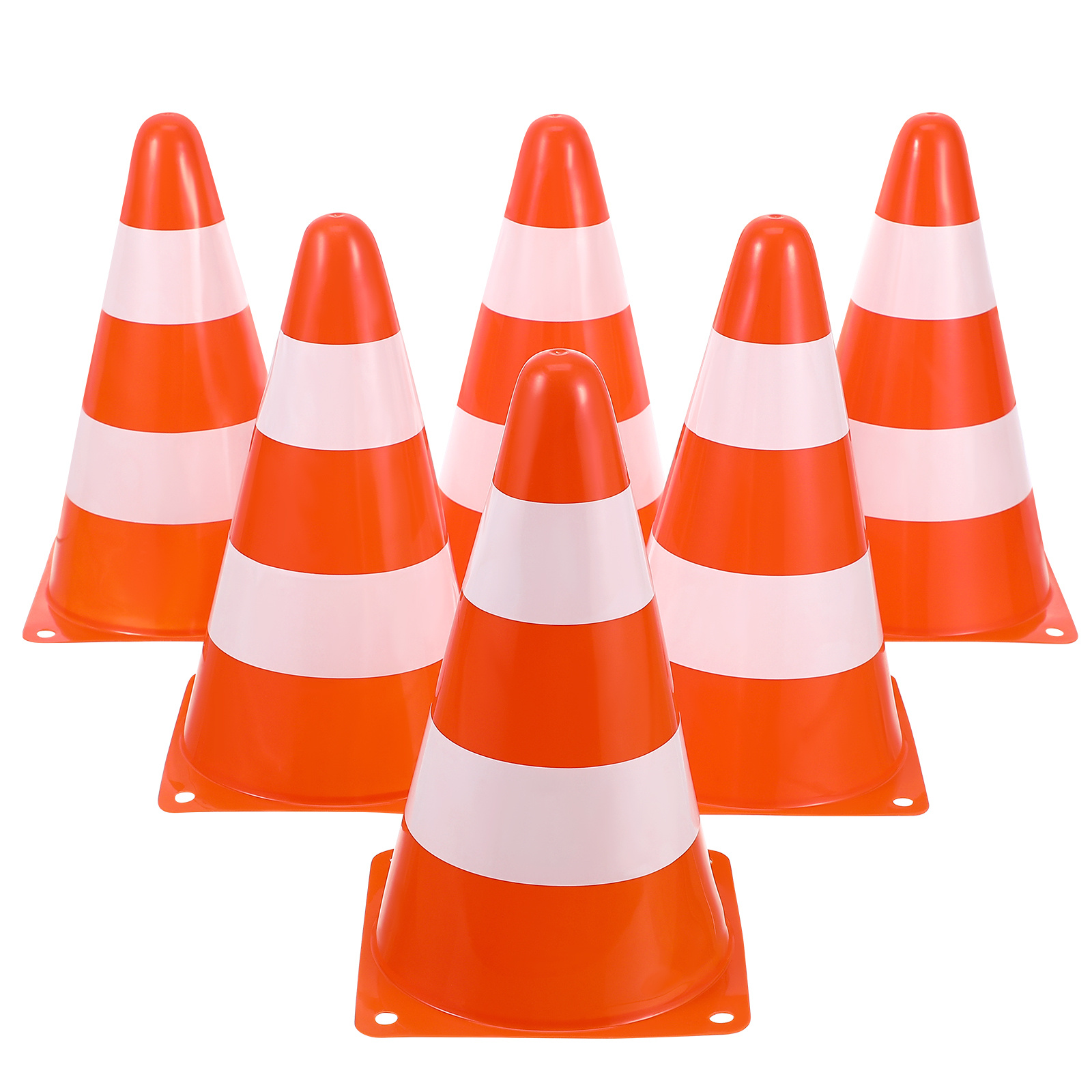 6pcs Traffic Cones High Visibi - Road Traffic Cone avaliação e preço