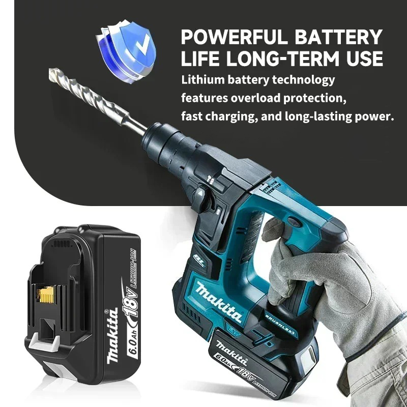 ‍100% for Makita 18V 6Ah Batte - Concrete Breaker Demolition avaliação e preço