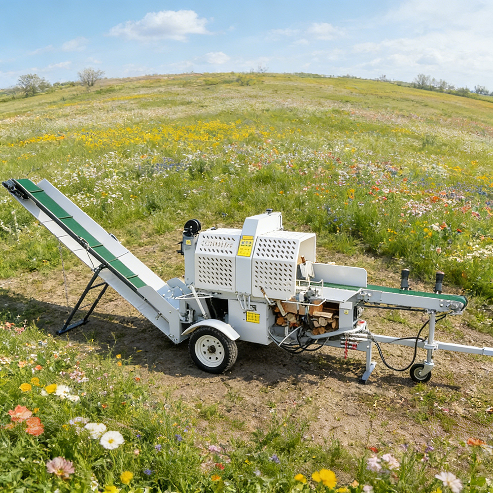 Heavy Duty 2 Way Log Splitter  - Heavy Equipment Processor avaliação e preço