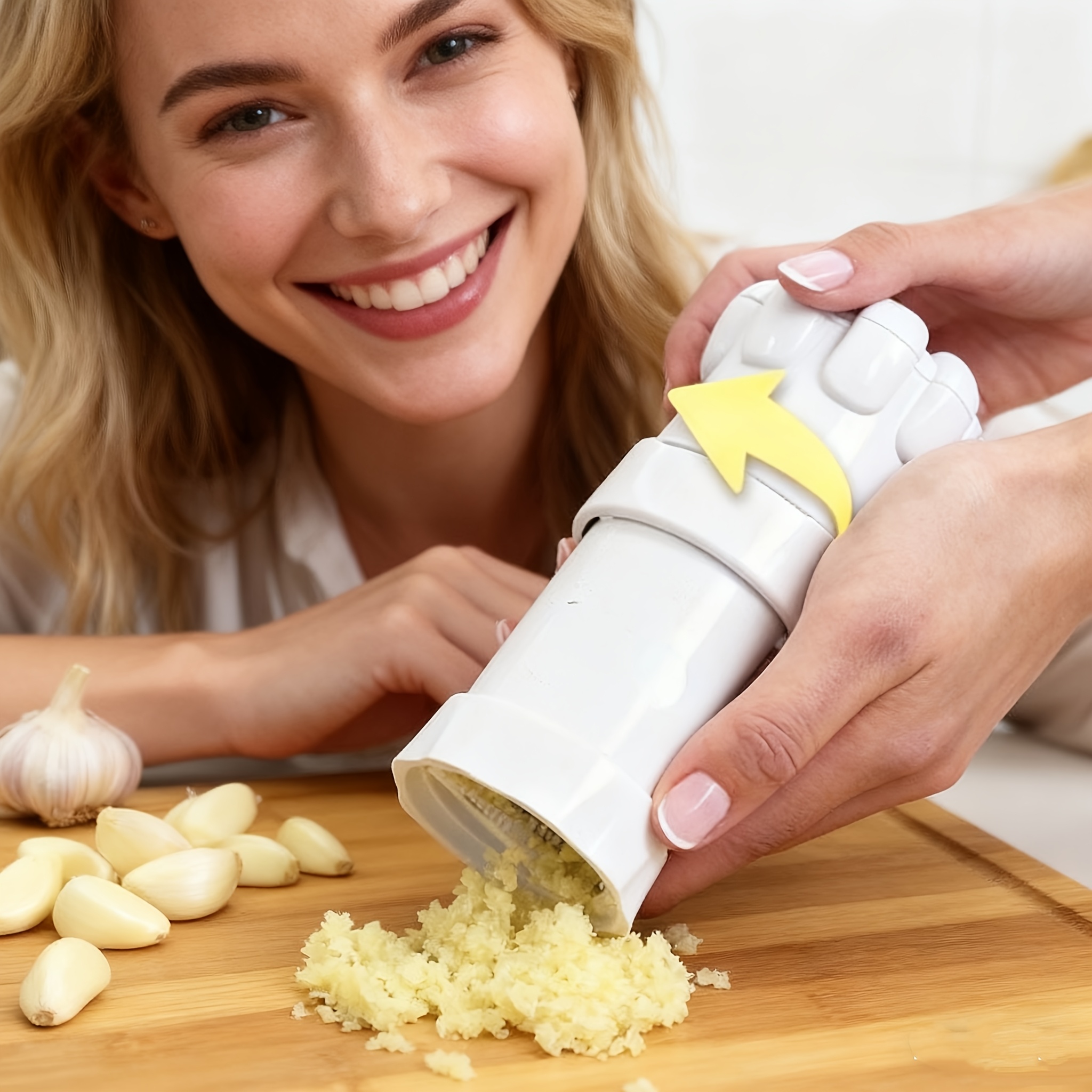 5-in-1 heavy-duty garlic press - Heavy Equipment Processor avaliação e preço