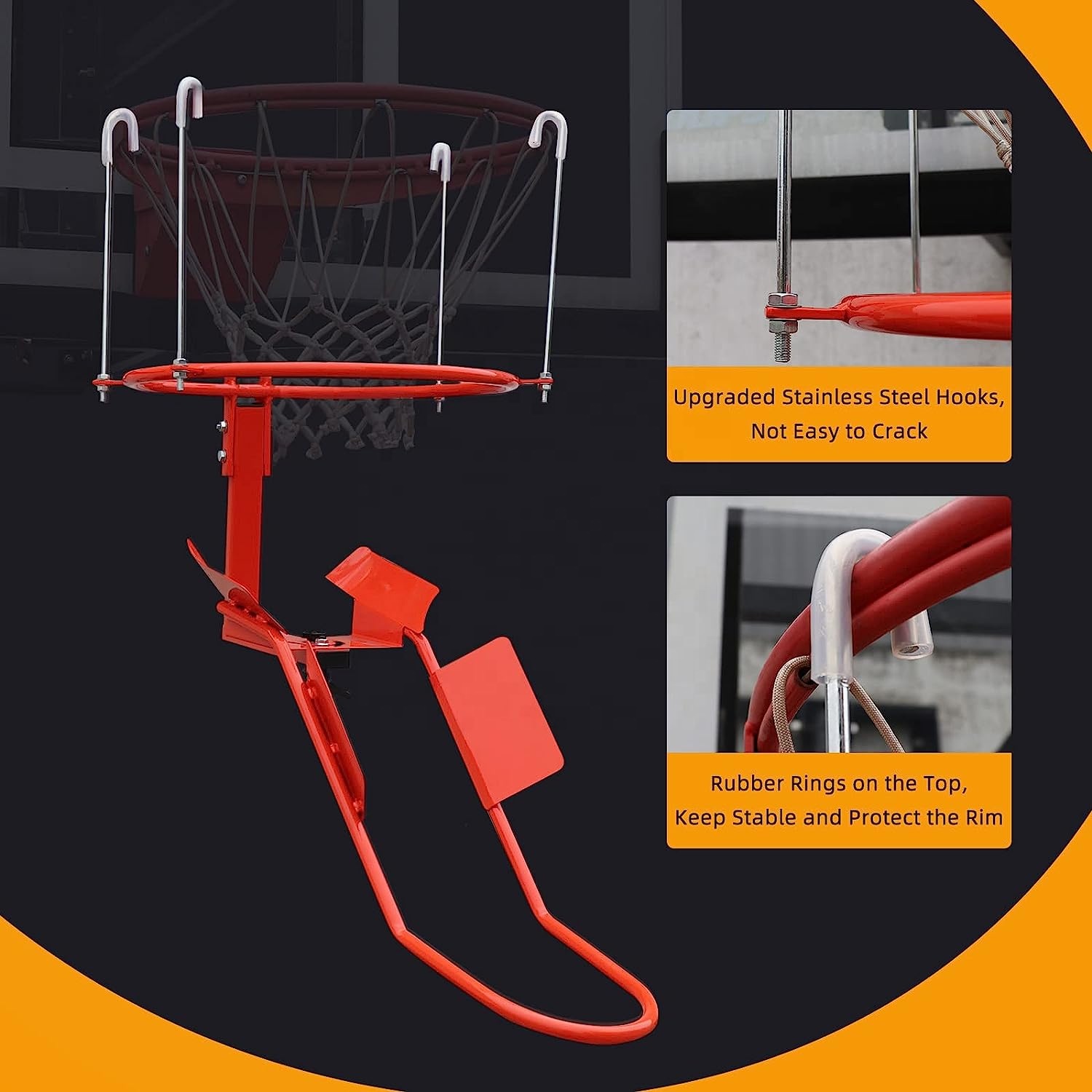 Heavy-Duty Steel Basketball Re - Heavy Equipment Usa avaliação e preço