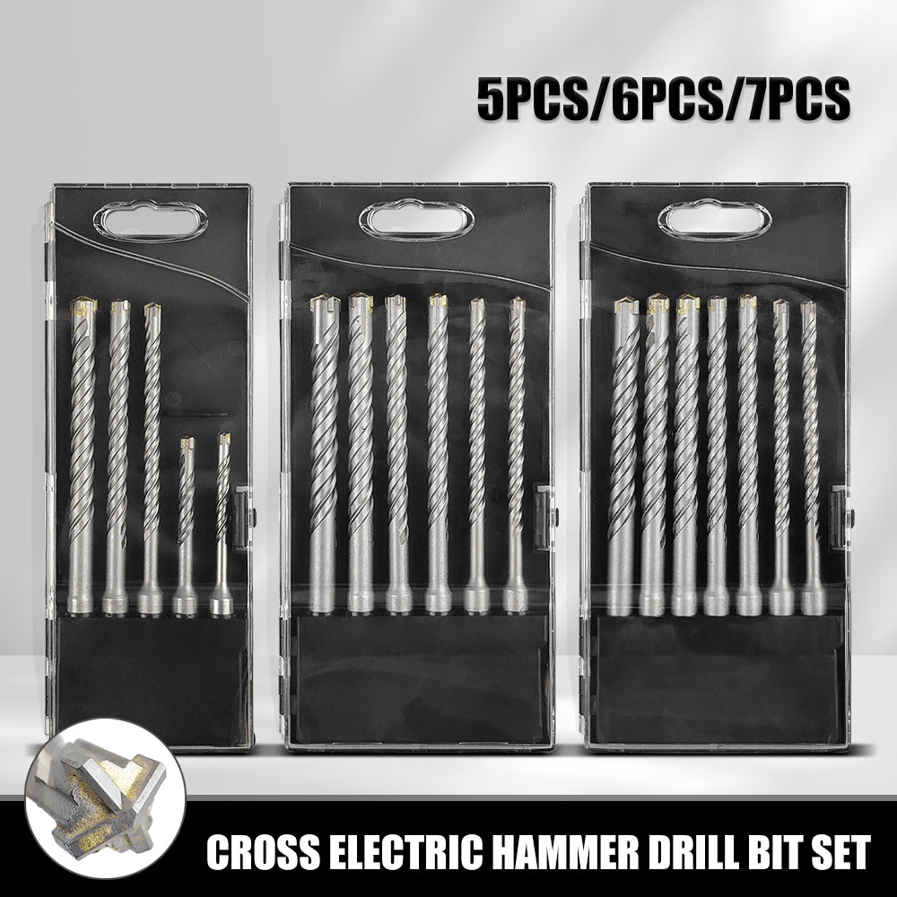 5/6/7pcs 110mm 160mm SDS Plus  - Concrete Breaker Demolition avaliação e preço