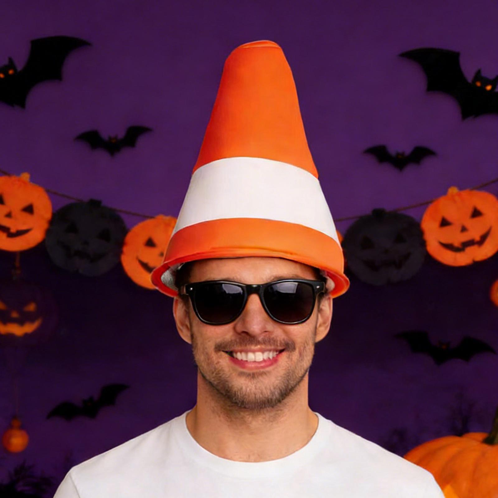 Traffic Cone Hat, Costume Acce - Road Traffic Cone avaliação e preço