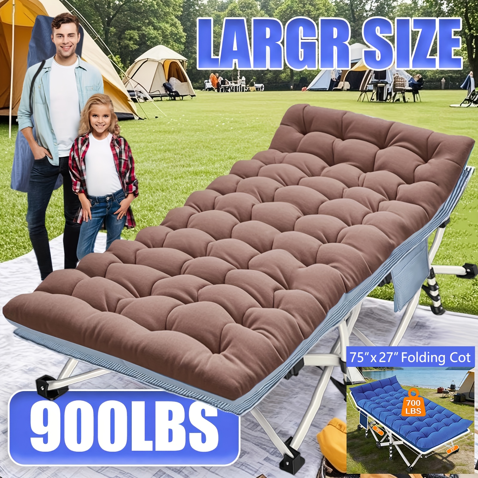 Portable Camping Cot, 700LBS-9 - Heavy Equipment Unit avaliação e preço