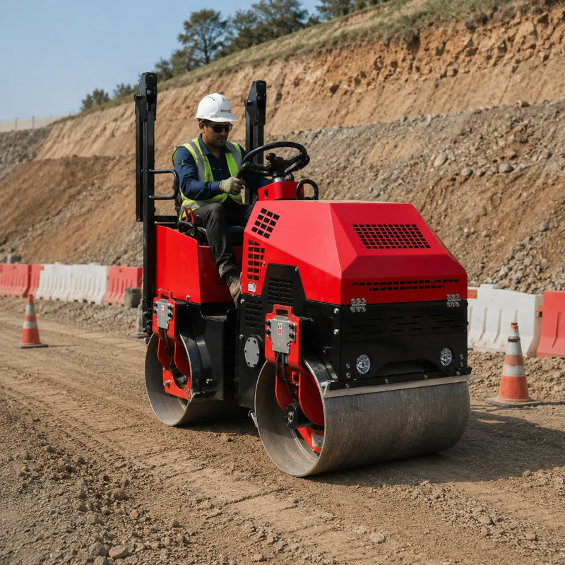 Double Drum Vibratory Road Rol - Heavy Equipment Rollers avaliação e preço