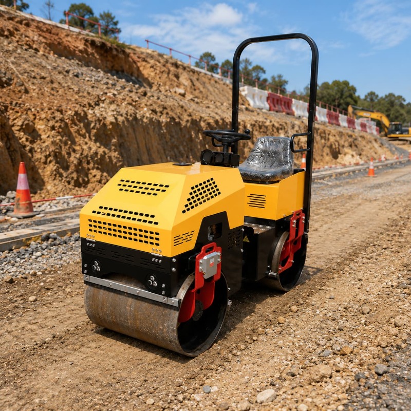 Double Drum Vibratory Road Rol - Heavy Equipment Rollers avaliação e preço