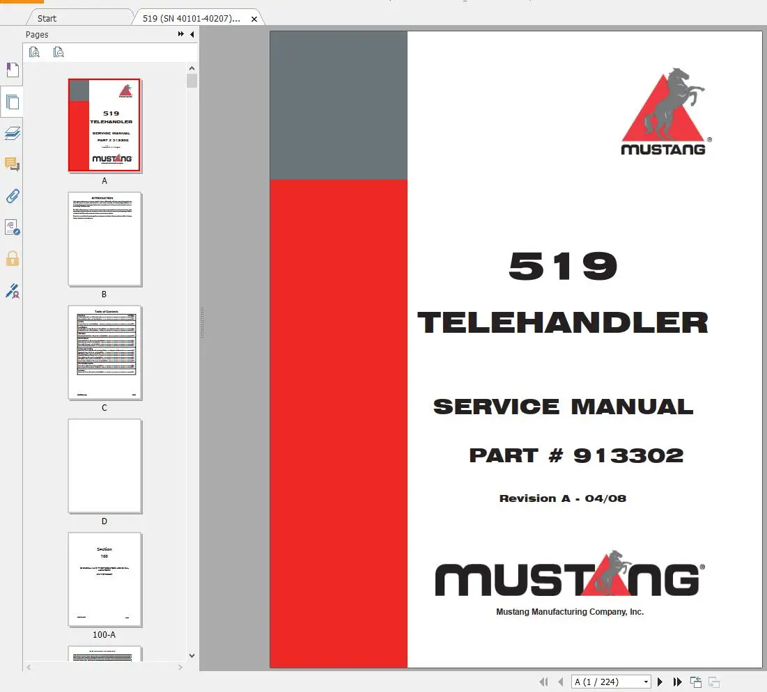 AutoDVD Mustang Machinery Heav - Heavy Equipment Usa avaliação e preço