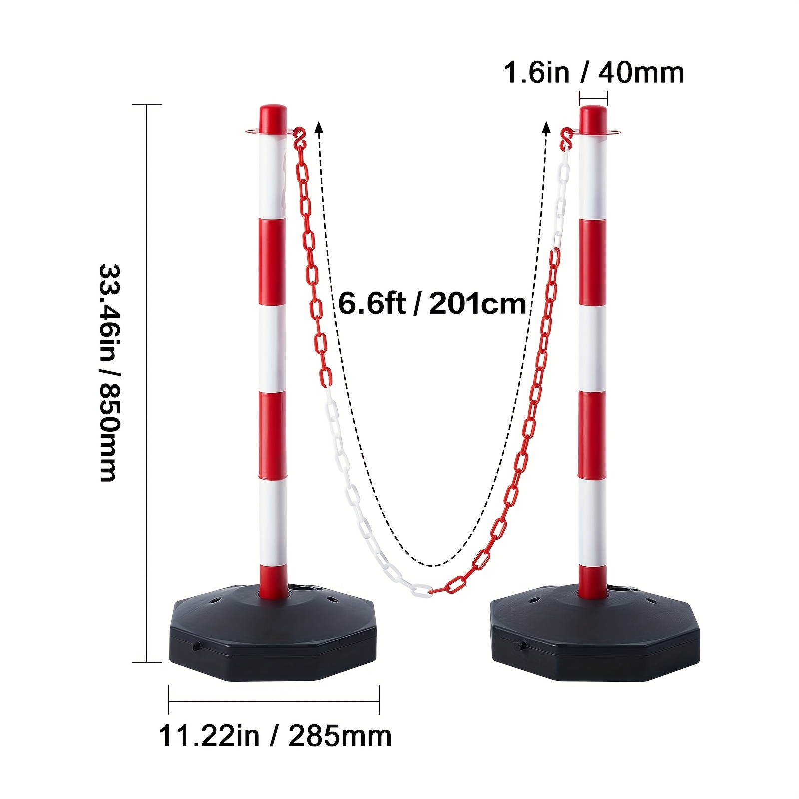 6 Pieces of Traffic Marking Wa - Road Traffic Cone avaliação e preço