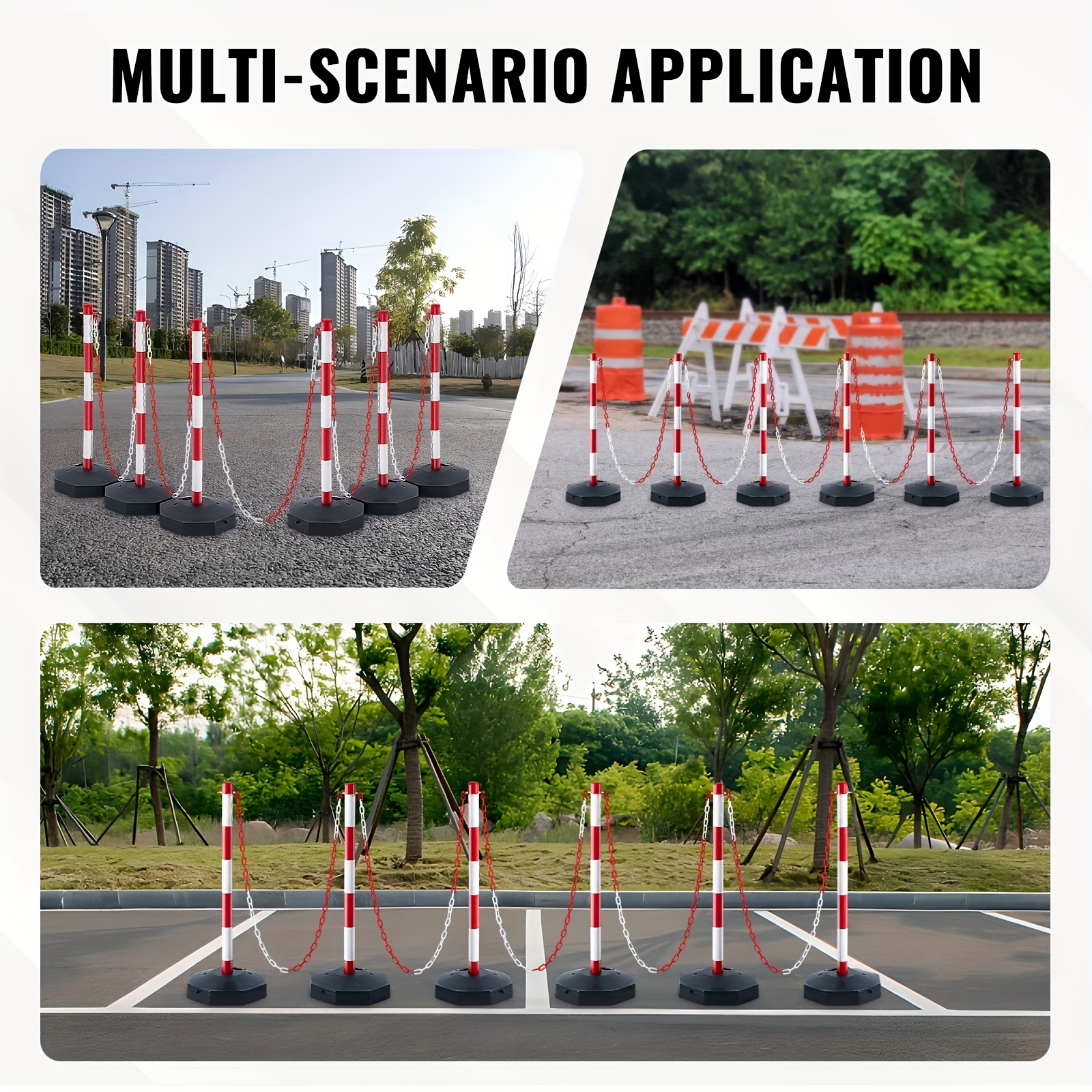 6 Pieces of Traffic Marking Wa - Road Traffic Cone avaliação e preço