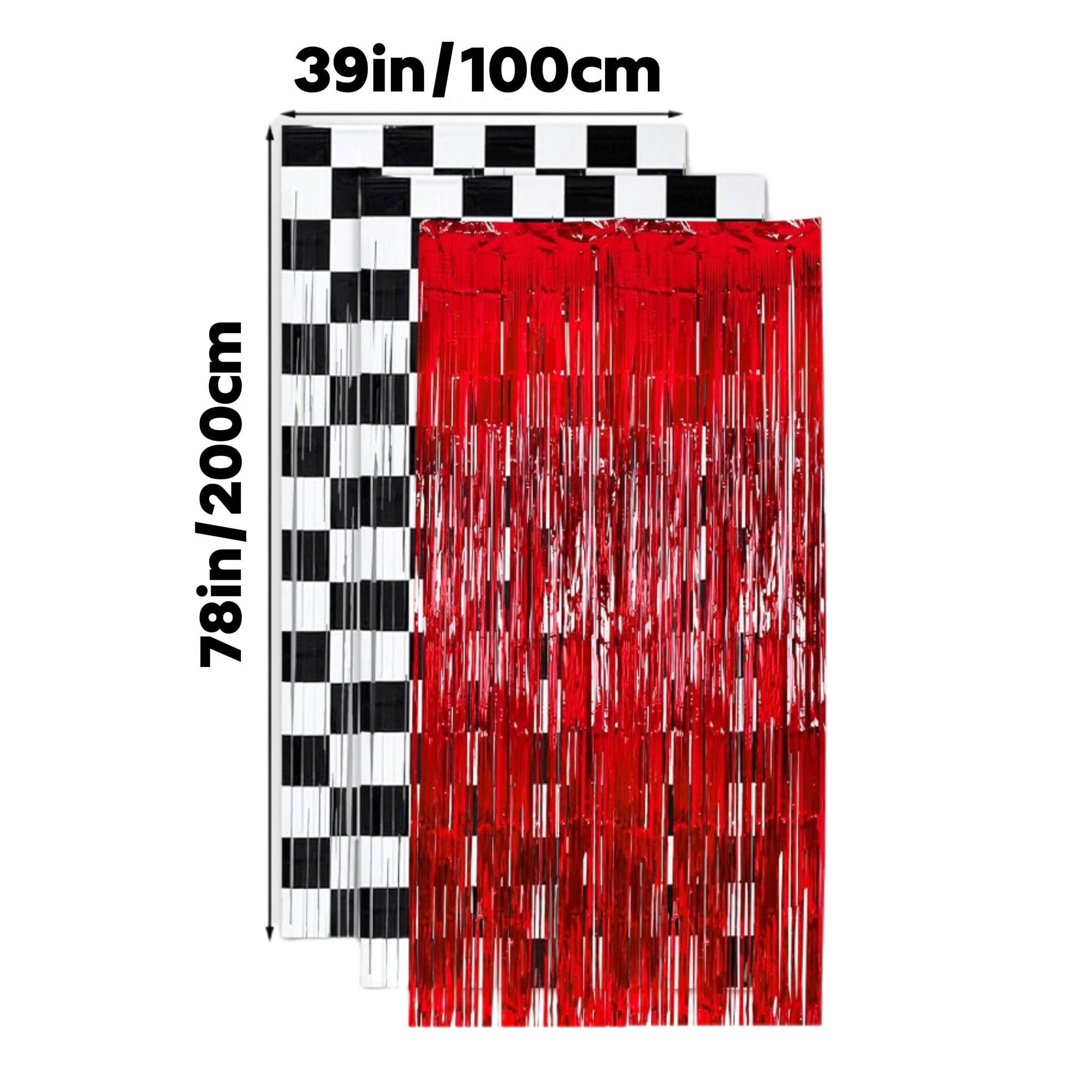 3Pcs Racing Cars Foil Fringe S - Road Traffic Cone avaliação e preço