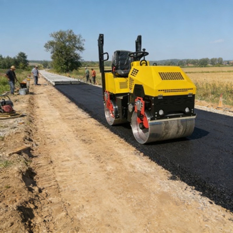 Single Drum Road Roller Vibrat - Heavy Equipment Rollers avaliação e preço