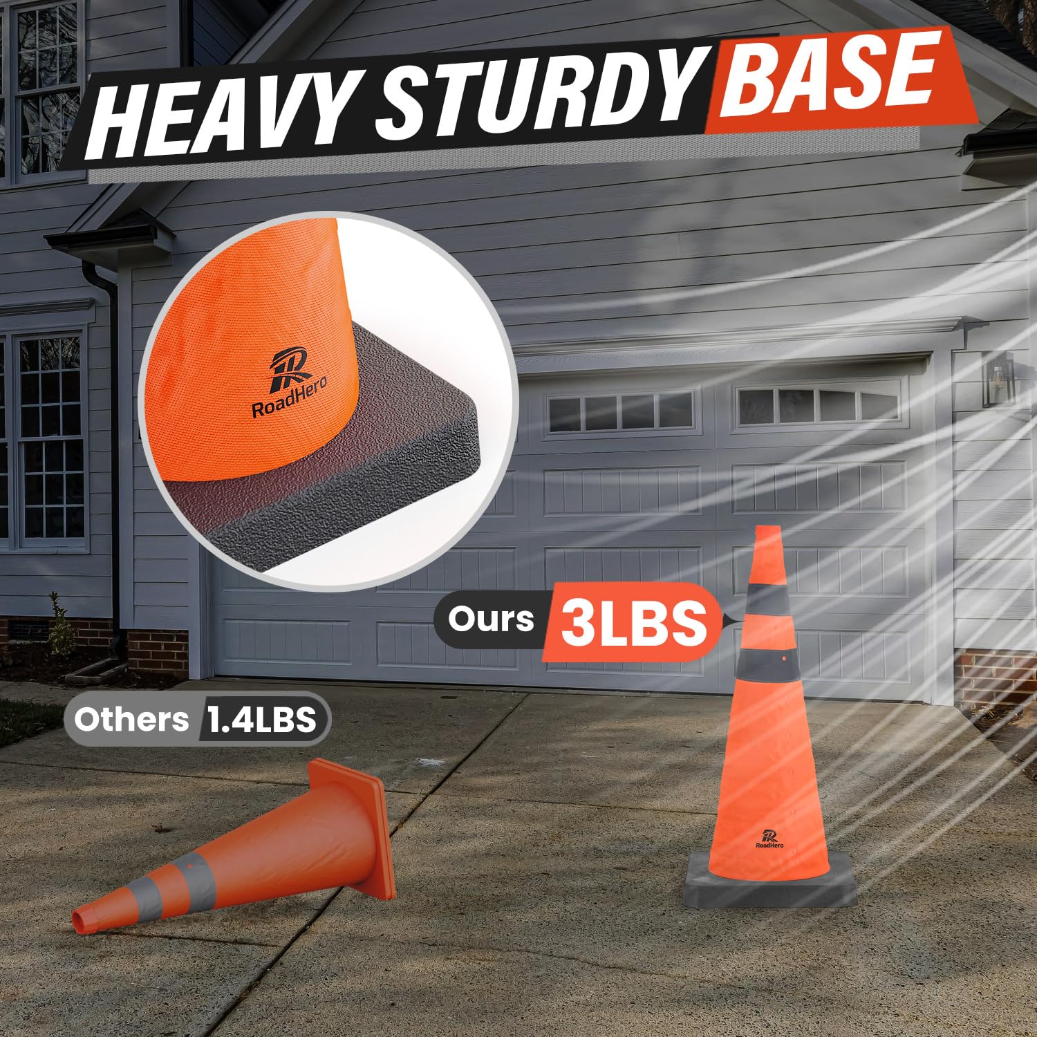 28 Inch Collapsible Traffic Sa - Road Traffic Cone avaliação e preço