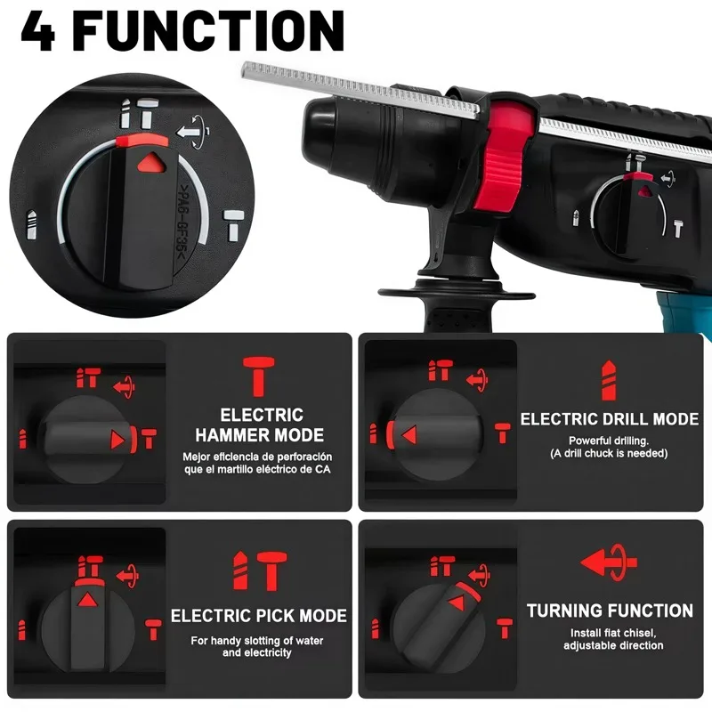 Original Makita DHR242 18V Bru - Concrete Breaker Demolition avaliação e preço