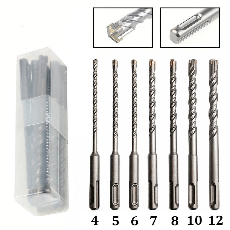 Drill Bit Set 7 Pieces, Concre - Concrete Breaker Demolition avaliação e preço