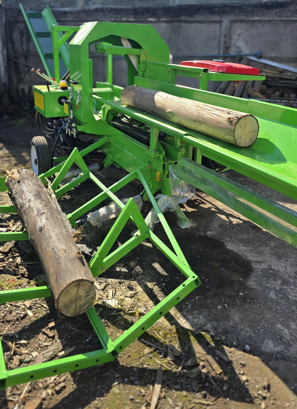 Heavy Duty 6 Way Log Splitter  - Heavy Equipment Processor avaliação e preço
